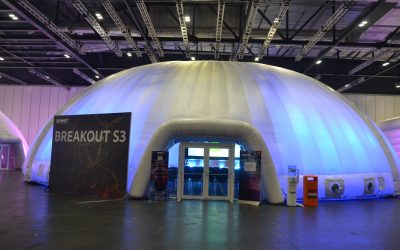 Evolution Dome shows off its latest exciting alternative marquee, the Turtle GTS system